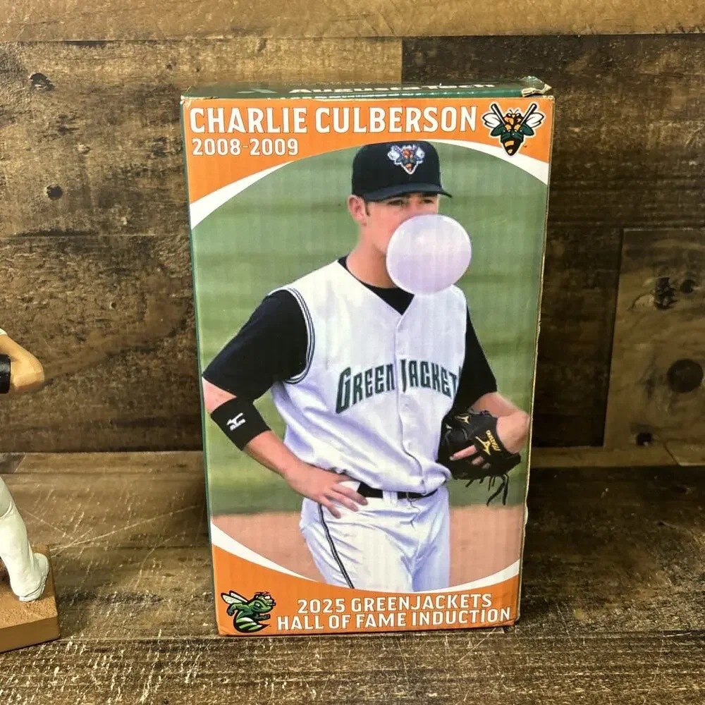 2025 Charlie Culberson Augusta Greenjackets SGA Bobblehead